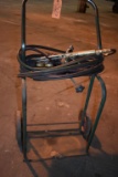 OXY-ACETYLENE TORCH SET, GAUGES, CUTTING TORCH, AND