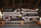 PALLET OF BRAKE ROTORS ON TOP SHELF, PFC 390-086-20