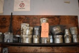 LARGE SELECTION OF THIN WALL SOCKETS, ETC. ON THIS SHELF,