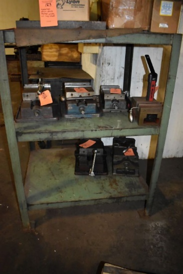 HEAVY DUTY THREE TIER SHELVING UNIT, 36" x 30" x 50"H