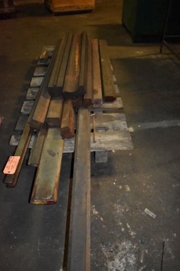 PALLET OF BRAKE DIES, - LONGEST IS 103"