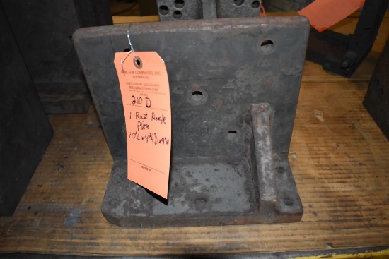 (1) ANGLE PLATE, 9"H x 10"L x 4 3/4"D