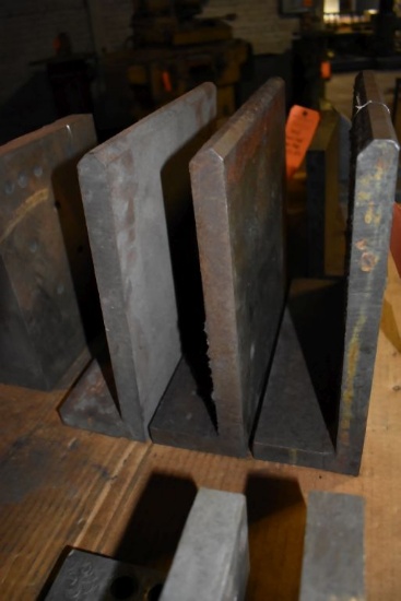 (3) RIGHT ANGLE PLATES, 12 1/4"L x 4"D x 11 3/4"H