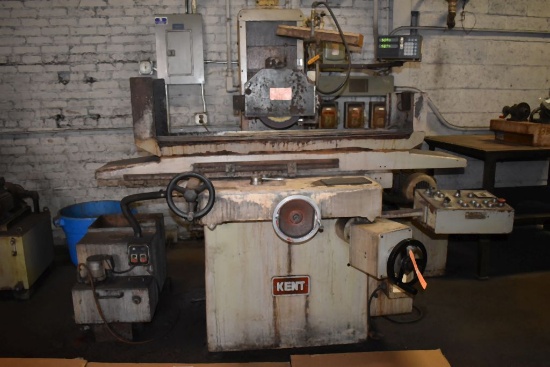 1983 KENT HYDRAULIC SURFACE GRINDER, 12" x 24"