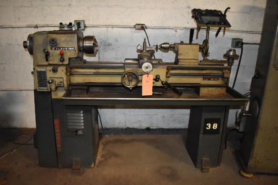 CLAUSING ENGINE LATHE, MODEL 5914, S/N: 512237,