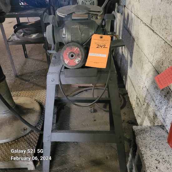 CRAFTSMAN 6" TOOL POST GRINDER/DEBURRING ON STAND