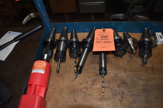 (9) CAT 40 TOOL HOLDERS