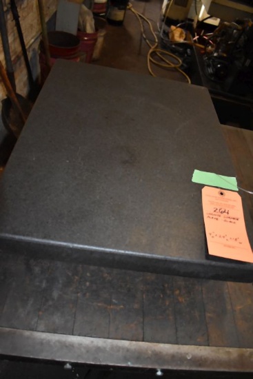 GRANITE SURFACE PLATE, BLACK, 24"L x 18"W x 4" THICK