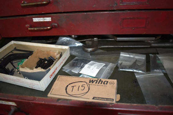 CONTENTS OF 2ND DRAWER FROM BOTTOM - ALLEN WRENCHES,