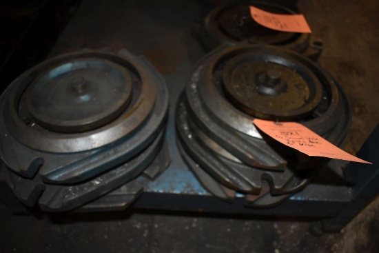 (6) SWIVEL VISE BASES FOR 6" VISES