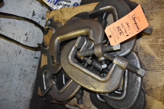 HEAVY DUTY WELDING "C" CLAMPS, VARIOUS SIZES