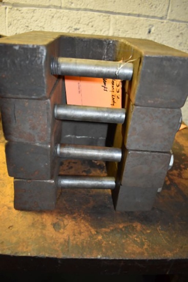 (4) HEAVY DUTY "C" CLAMPS