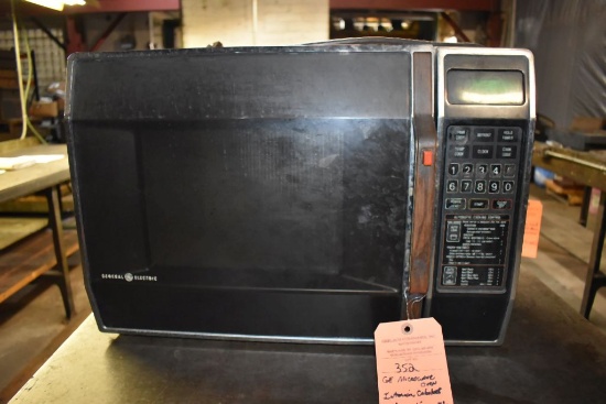 G.E. MICROWAVE OVEN, INTERIOR CABINET