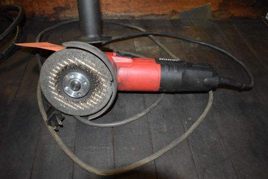 BAUER 4 1/2" HEAVY DUTY CORDED ANGLE GRINDER,