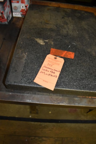 ASSURANCE GRANITE SURFACE PLATE, 24"L x 18"W x 4"H