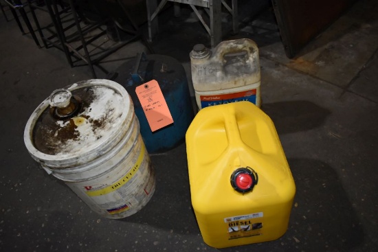 FUEL CANS AND MISC. OIL