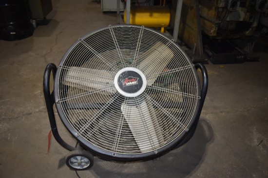 XTREME GARAGE 30" SHOP FAN ON TWO WHEEL CART