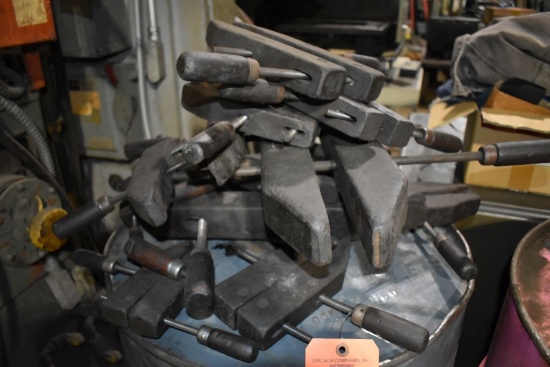 ASSORTED VINTAGE WORK CLAMPS