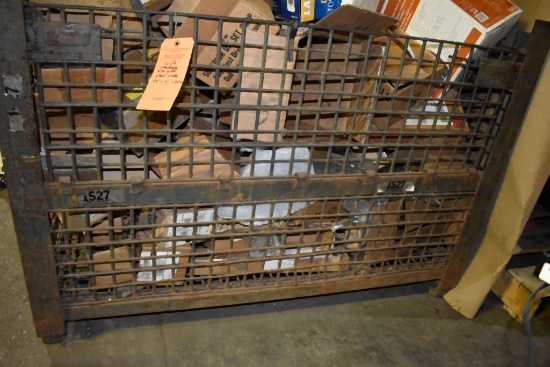 STACKABLE WIRE GRATE STEEL CRATE, 54" x 4' x 39"H