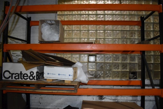 (1) SECTION OF PALLET RACKING, 36"D x 8'H x 102"
