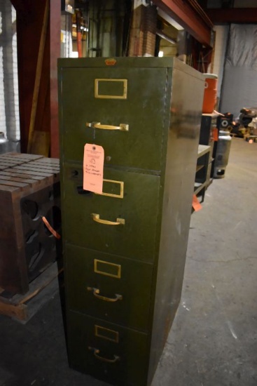 (2) STEEL FOUR DRAWER FILE CABINETS