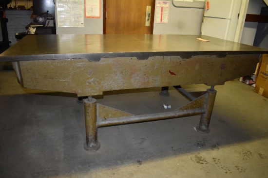MASTER LAYOUT PLATE - LARGE STEEL TOP, 4' x 8' WITH