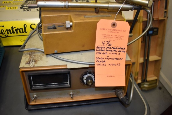 BENDIX PRO FILD METER SURFACE ROUGHNESS METER TYPE