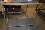 STEEL WORK TABLE, 32