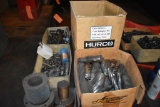 (5) CONTAINERS OF ASSORTED TOOLING; END MILLS,