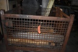 (1) STACKABLE STEEL MESH BASKET, 43