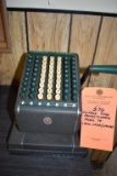 VINTAGE TODD PROTECTOGRAPH MODEL 74 CHECK WRITER/STAMPER