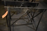 PAIR OF STEEL WORK STANDS (SAWHORSES), 40