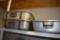 (3) ALUMINUM PANS WITH HANDLES, 20