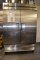 TRUE COMMERCIAL DOUBLE DOOR STAINLESS STEEL REFRIGERATOR