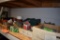 ASSORTED HARDWARE AND MISC. ON THIS 5' SHELF, - 1ST SHELF