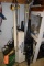 PLASTIC SHEETING, FREEZER RACK LEGS, STRAPS AND
