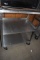 STAINLEE STEEL THREE SHELF SERVING CART WITH