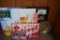 METAL GERMAN BEER ADVERTISING SIGNS AND RELIEF SCENE PLATTER