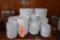 CONTENTS OF TABLE AND UNDERNEATH; PLASTIC PLATES,