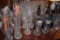 ASSORTED GLASS BEER GLASSES - BOTTLES, PILSNER,
