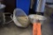 COLLANDER, ASSORTED STRAINERS AND LARGE MASHER,