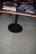 SQUARE PEDESTAL TABLE WITH FORMICA TOP,