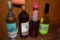 (5) BOTTLES; CAZADORES TEQUILA, CAPTAIN MORGAN RUM,
