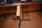 PEDESTAL TABLE, WOODGRAIN TOP, NO CONTENTS, 36