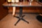 PEDESTAL TABLE, WOODGRAIN TOP, NO CONTENTS, 36