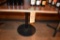 PEDESTAL TABLE, WOODGRAIN TOP, NO CONTENTS, 36