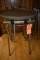 (5) CHROME WAITRESS TRAY STANDS WITH TRAYS