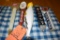 (5) ASSORTED BEER TAP HANDLES