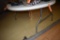 5' DIAMETER ROUND WHITE PLASTIC FOLDING TABLE,