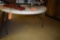 5' DIAMETER ROUND WHITE PLASTIC FOLDING TABLE,